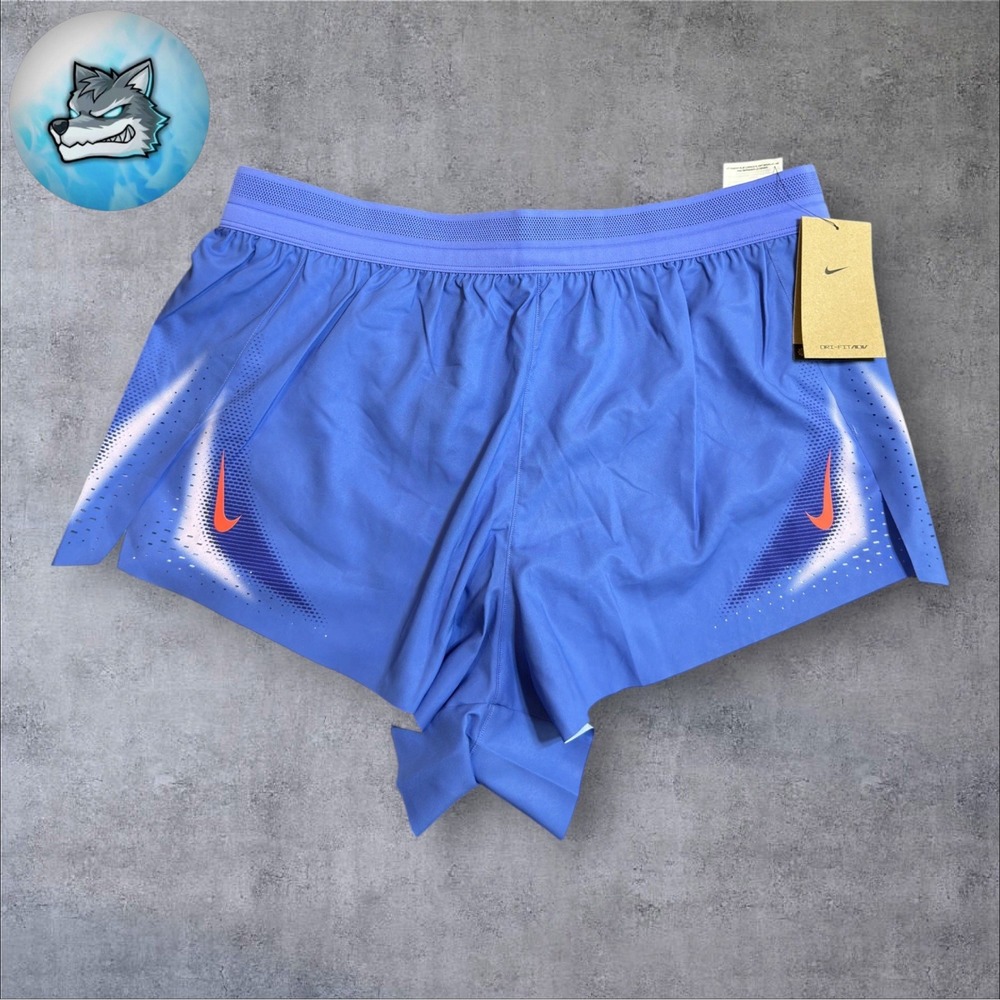 Nike AeroSwift ADV 3" Brief Lined Running Shorts Sapphire Women's L IF3653-570